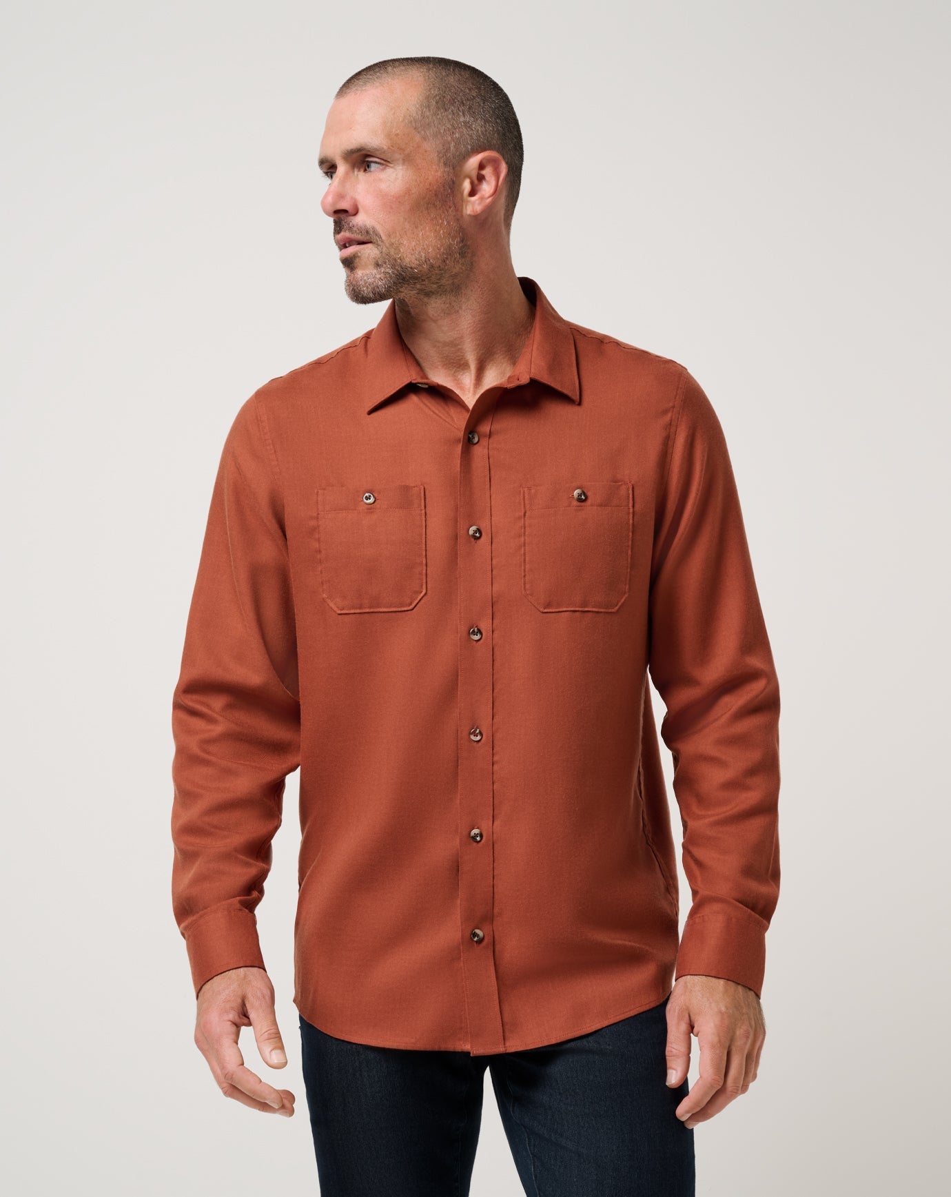 TravisMathew | Cloud Flannel Button-Up