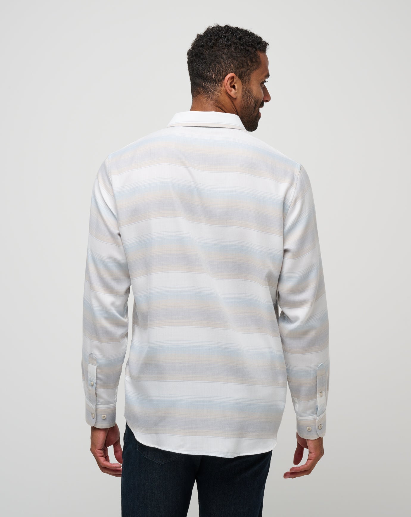 TravisMathew | Cloud Flannel Stripe Button-Up