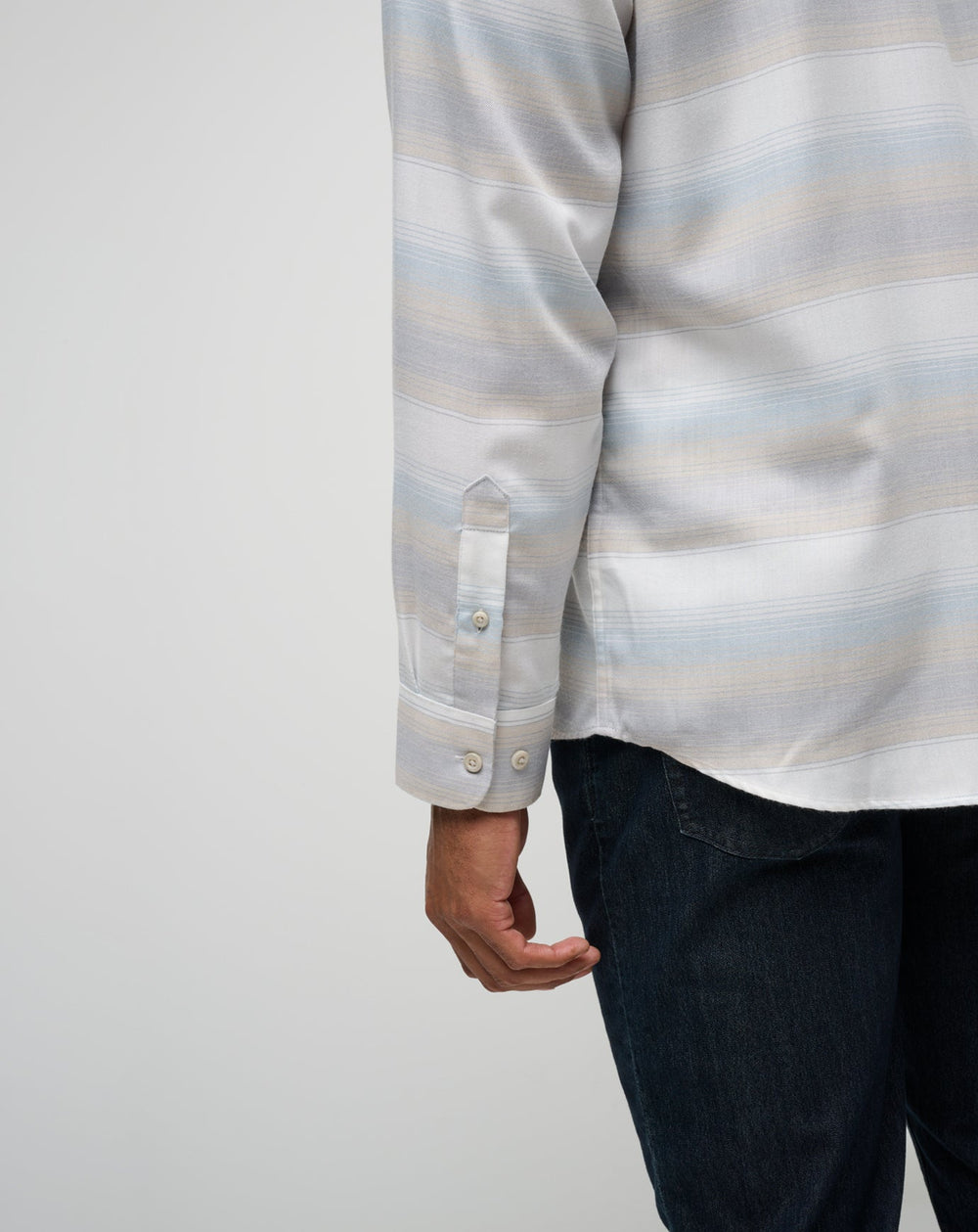 TravisMathew | Cloud Flannel Stripe Button-Up