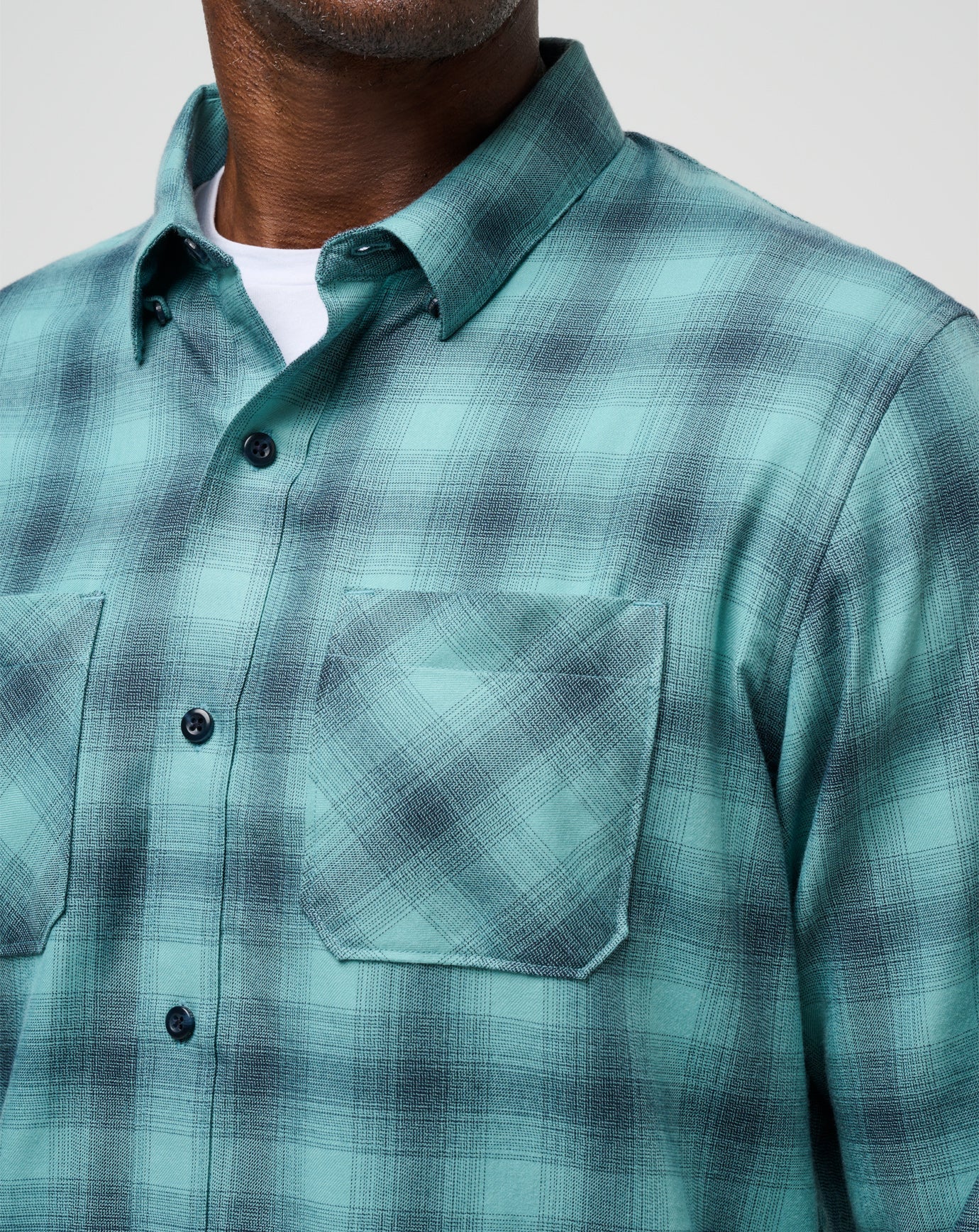 TravisMathew | Cloud Flannel Plaid Button-Up