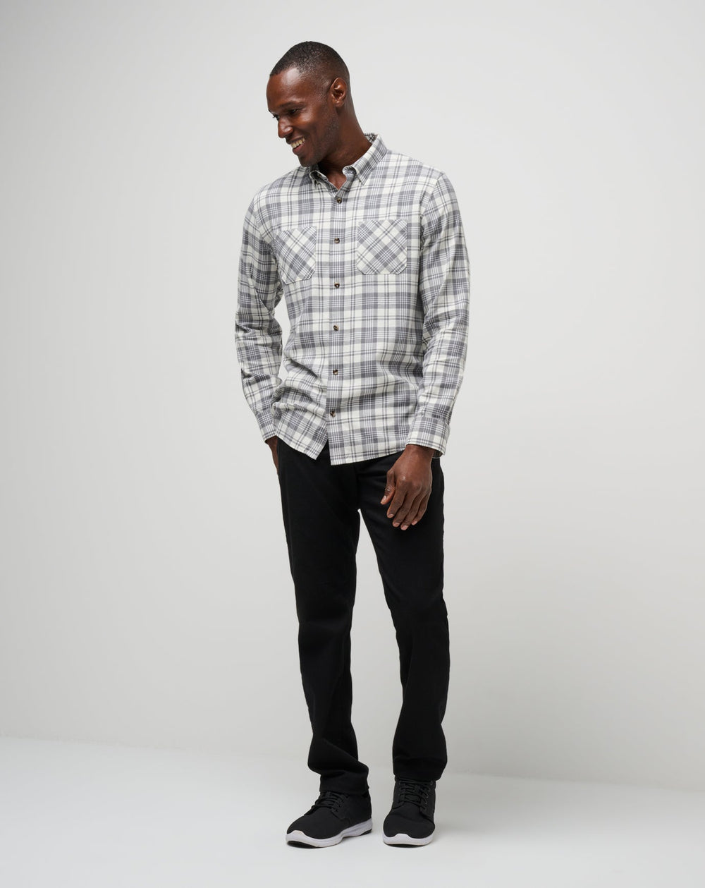TravisMathew | Cloud Flannel Plaid Button-Up