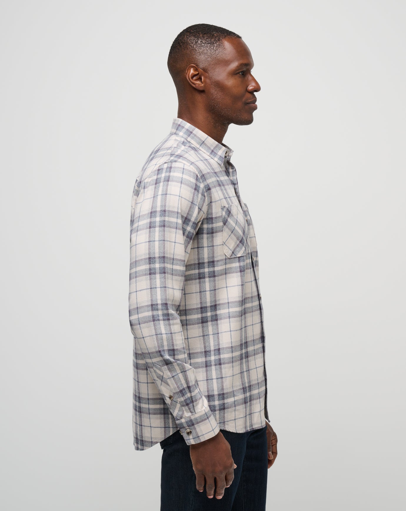 TravisMathew | Cloud Flannel Plaid Button-Up