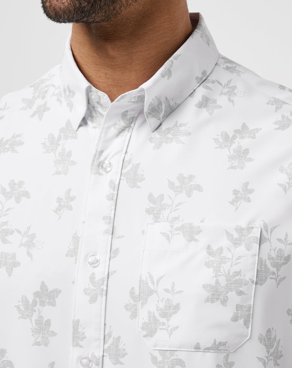 TravisMathew | Mist On The Lake Button-Up