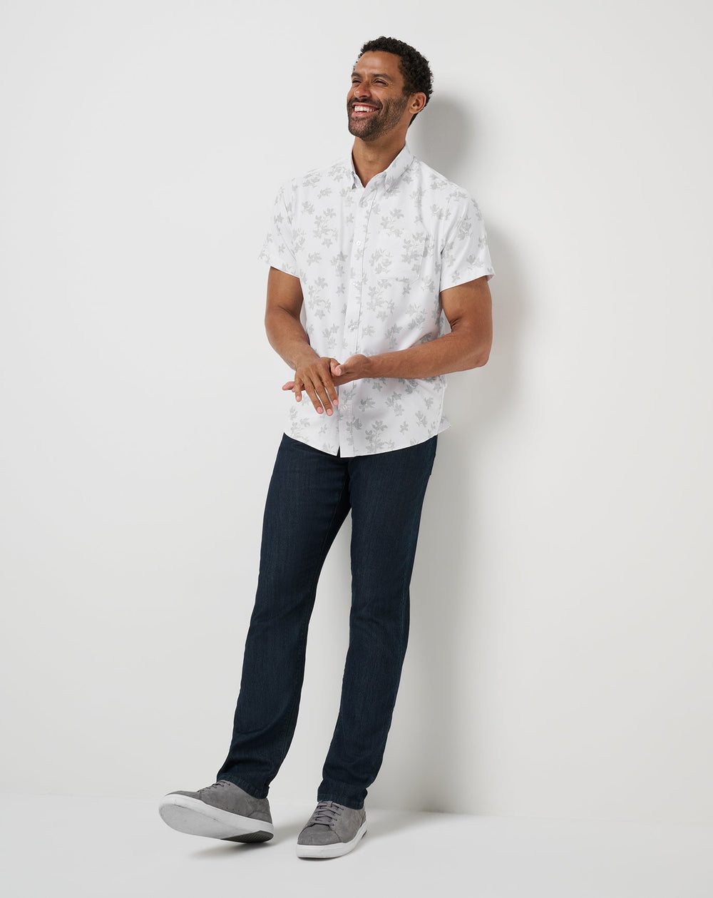 TravisMathew | Mist On The Lake Button-Up