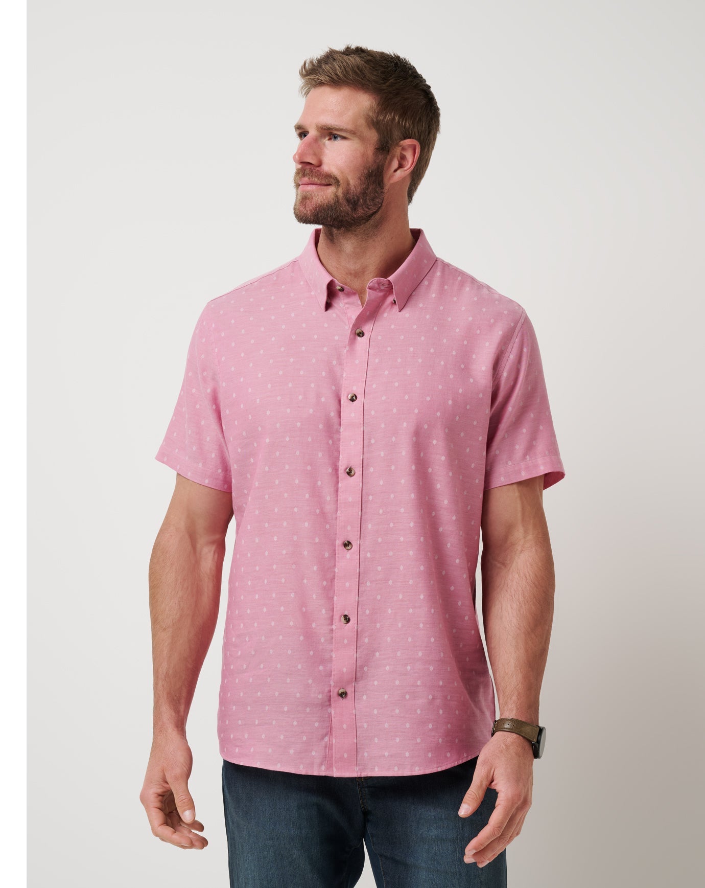 TravisMathew | Early Check In Button-Up
