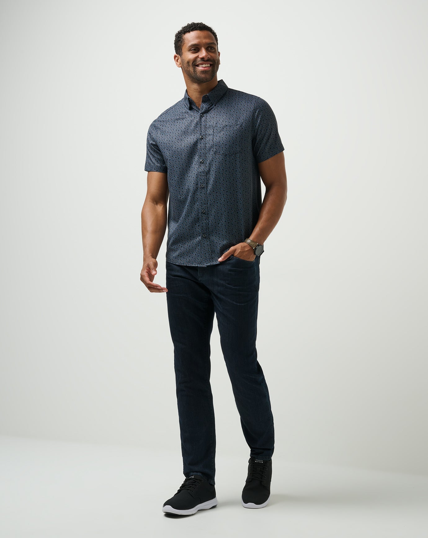 TravisMathew | Techwoven Country Mile Button-Up
