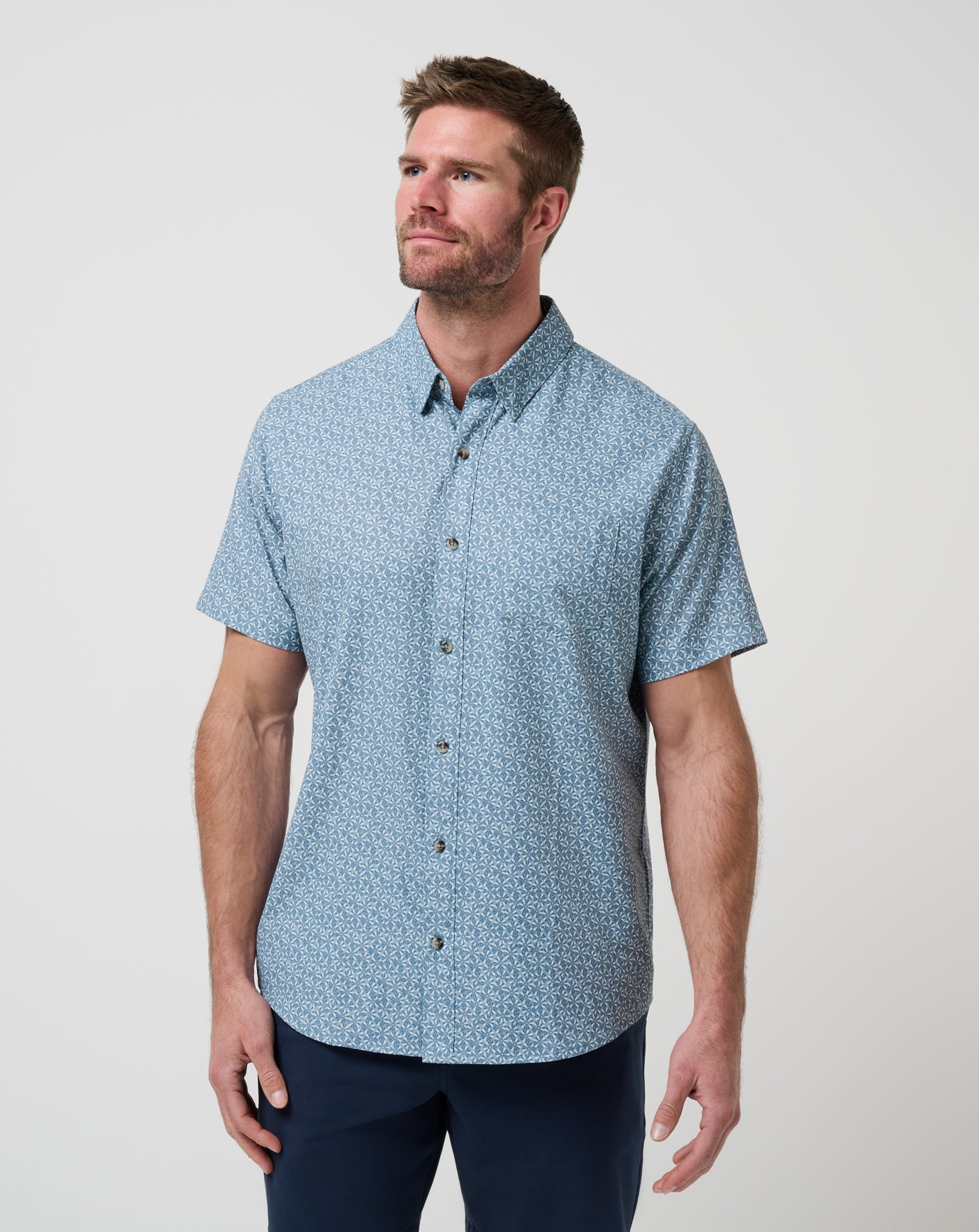 TravisMathew | Techwoven Country Mile Button-Up
