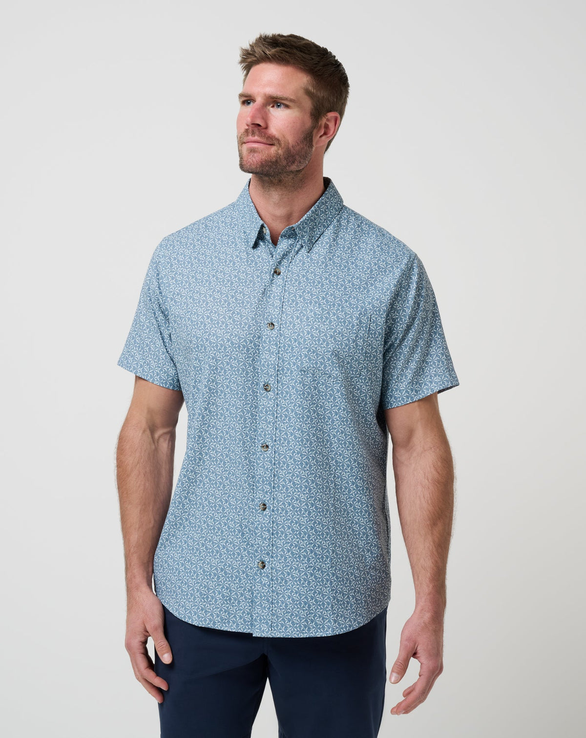 TravisMathew | Techwoven Country Mile Button-Up