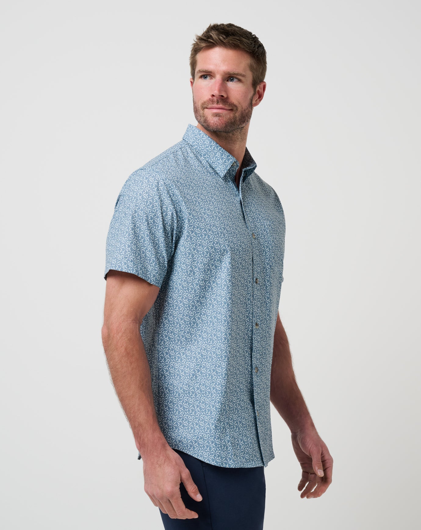 TravisMathew | Techwoven Country Mile Button-Up