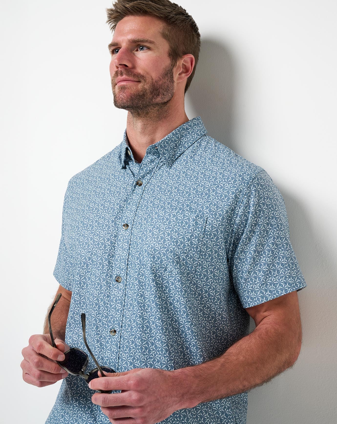 TravisMathew | Techwoven Country Mile Button-Up