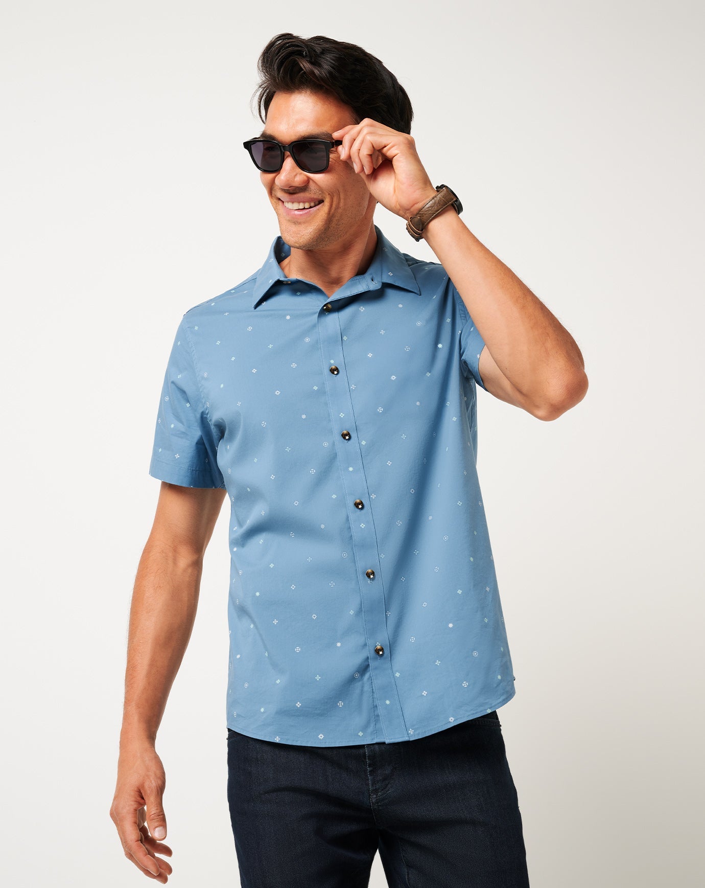 Travis Mathew Sale Per Aspera Button-Up Men