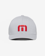 TravisMathew | Red White Iconic Snapback Hat