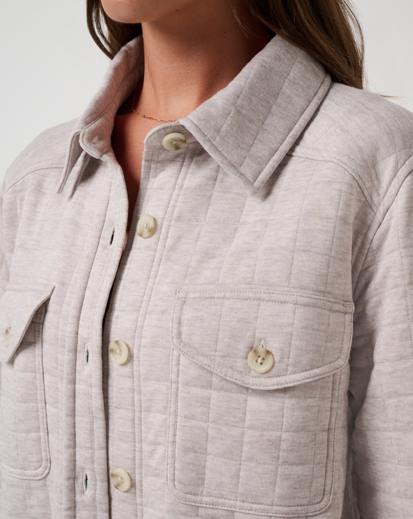 TravisMathew | Cloud Coastal Quilted Shacket