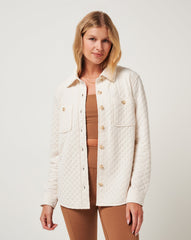 TravisMathew | Diamond Quilted Shacket