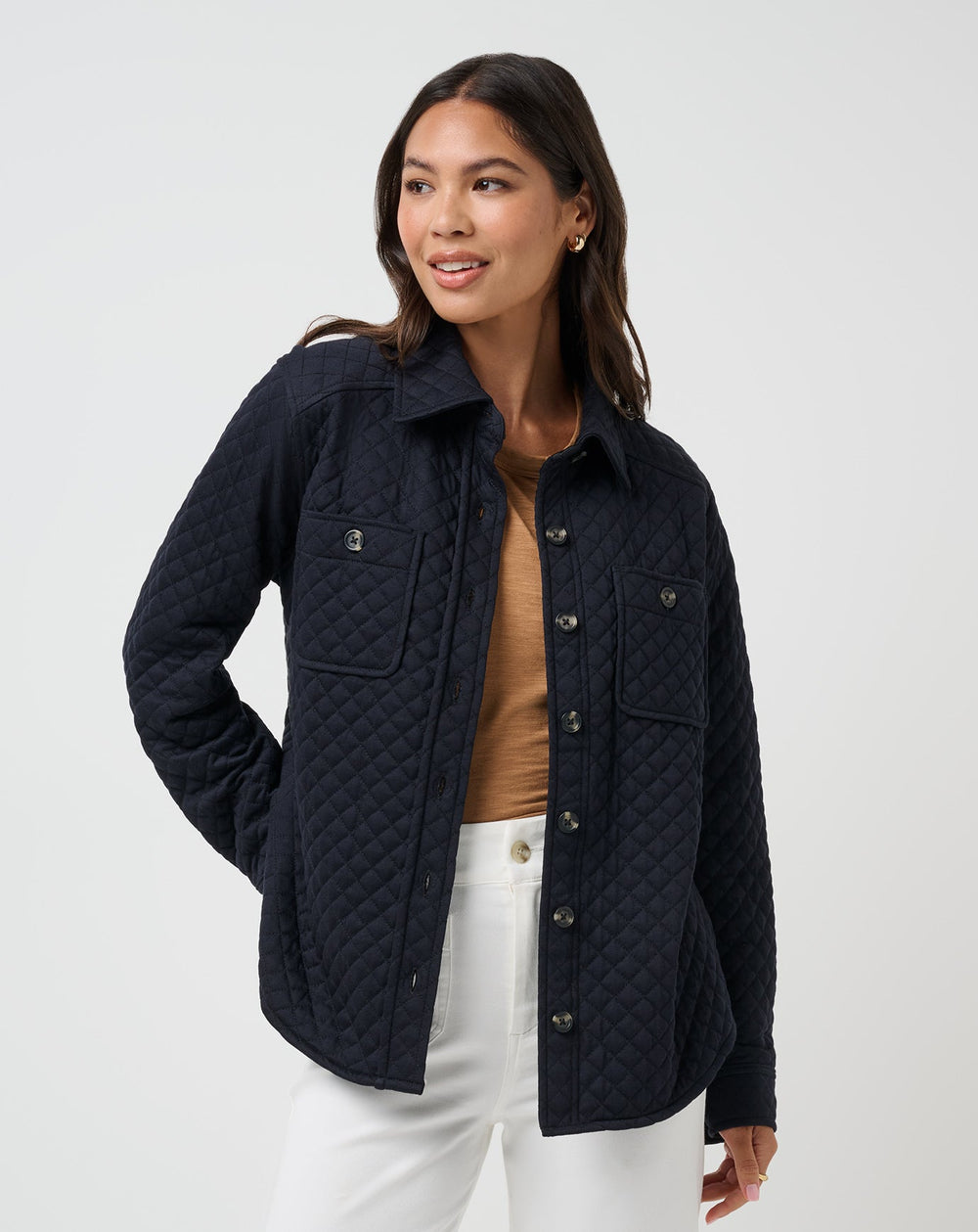 TravisMathew | Diamond Quilted Shacket