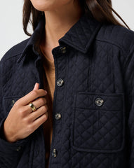 TravisMathew | Diamond Quilted Shacket
