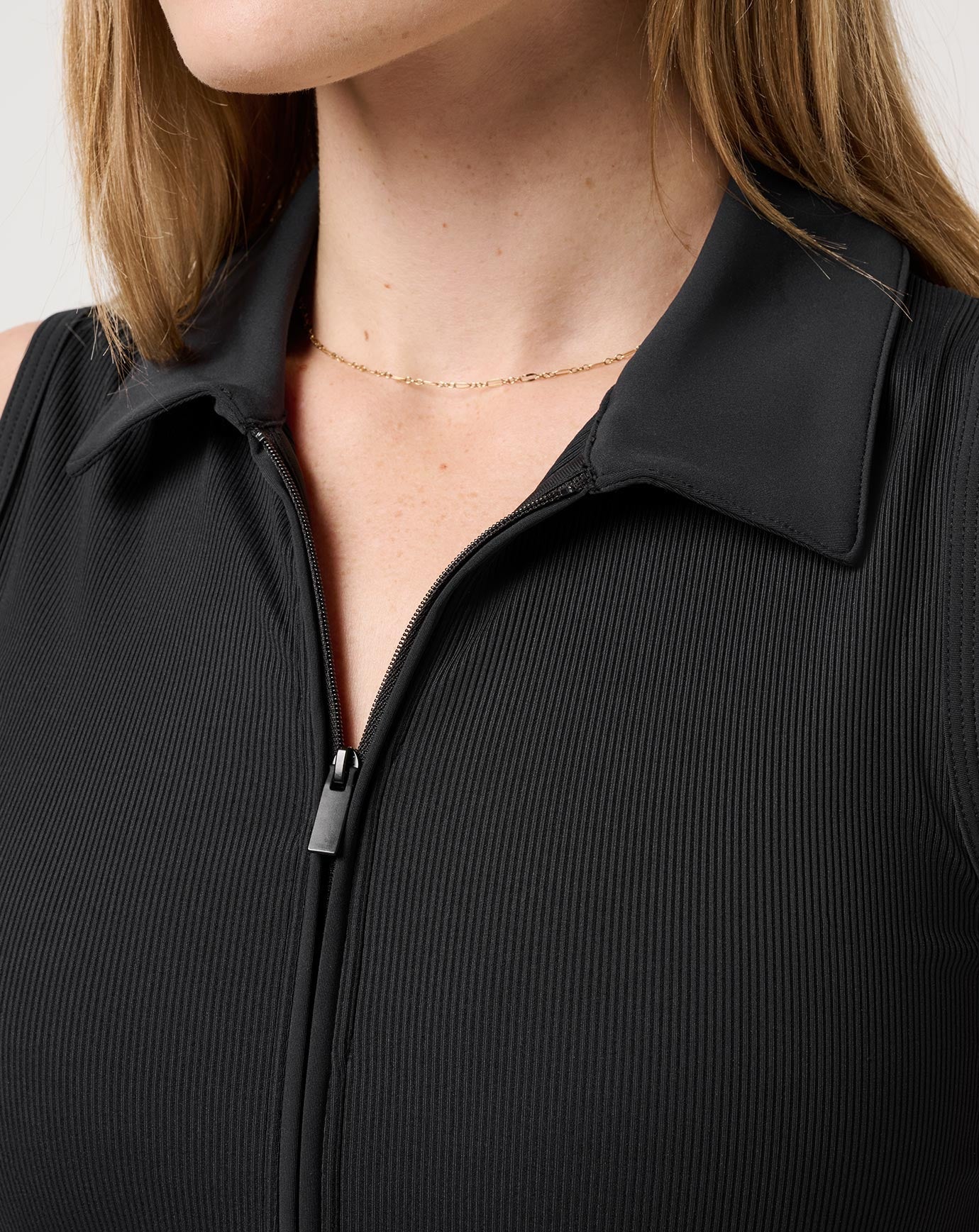 TravisMathew | Moveknit Rib Zip Polo