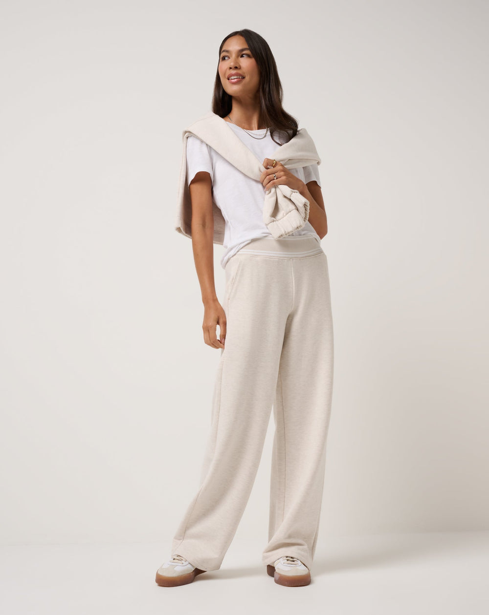 TravisMathew | Cloud Fleece Clubside Wide Leg Pant
