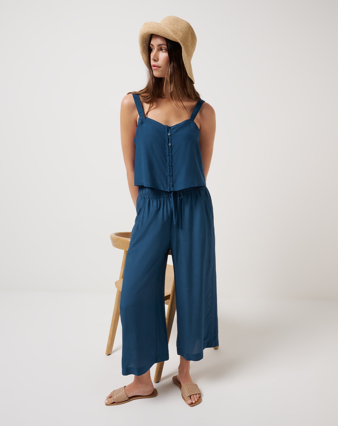 Travis Mathew Sale Savanna Cropped Wide Leg Pant Women