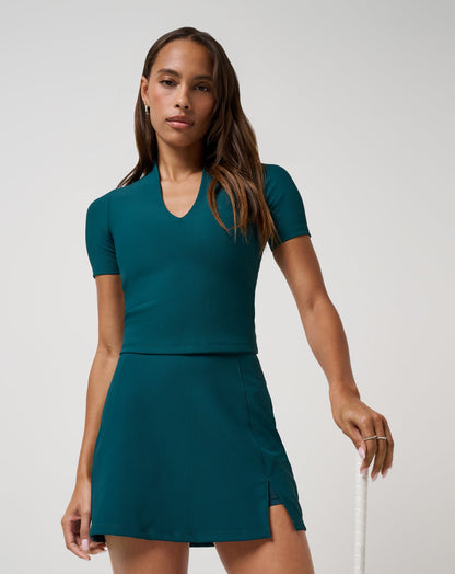 Travis Mathew US Moveknit Rib Limitless Skort Women|Golf