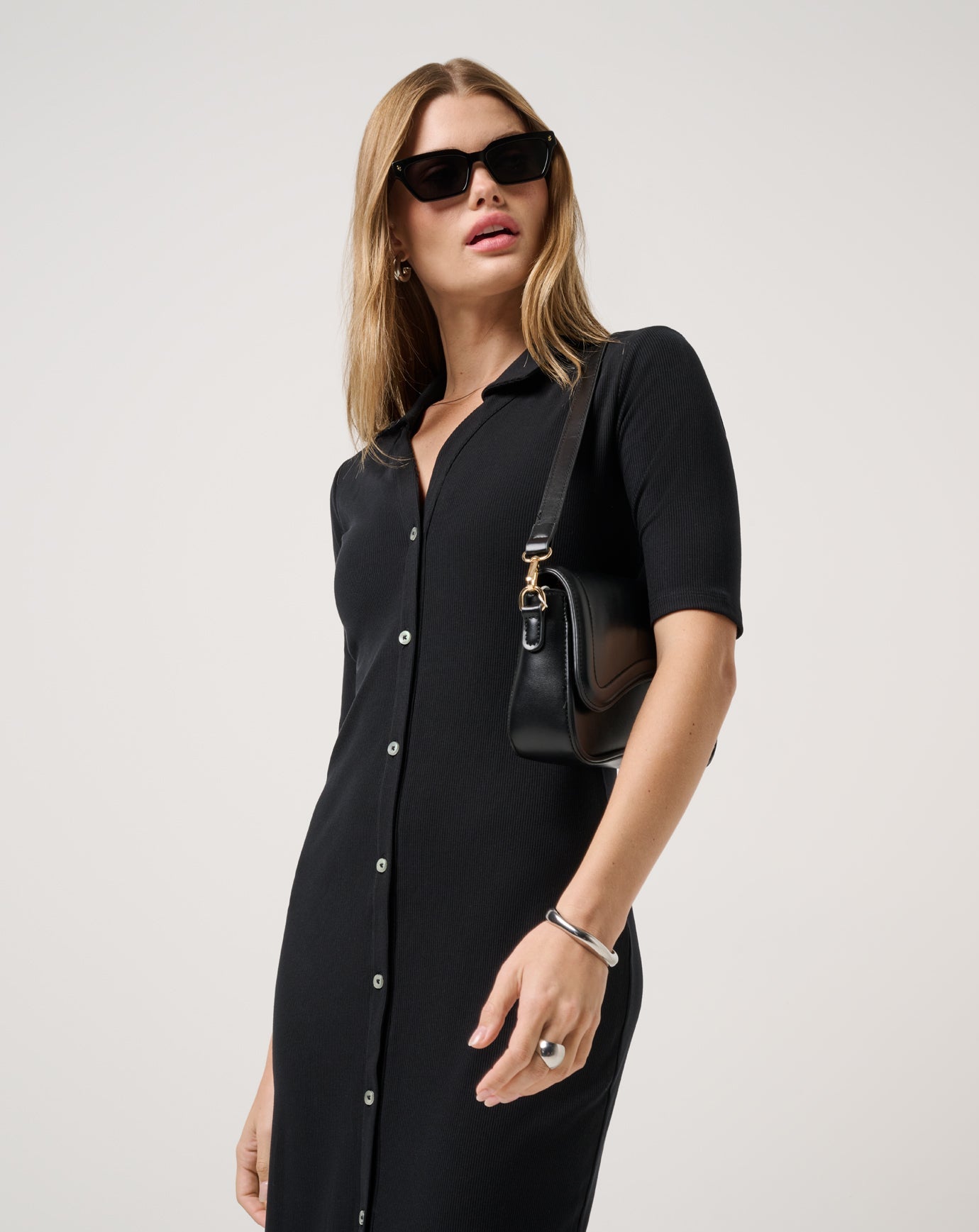 TravisMathew | Cloud Rib Polo Midi Dress