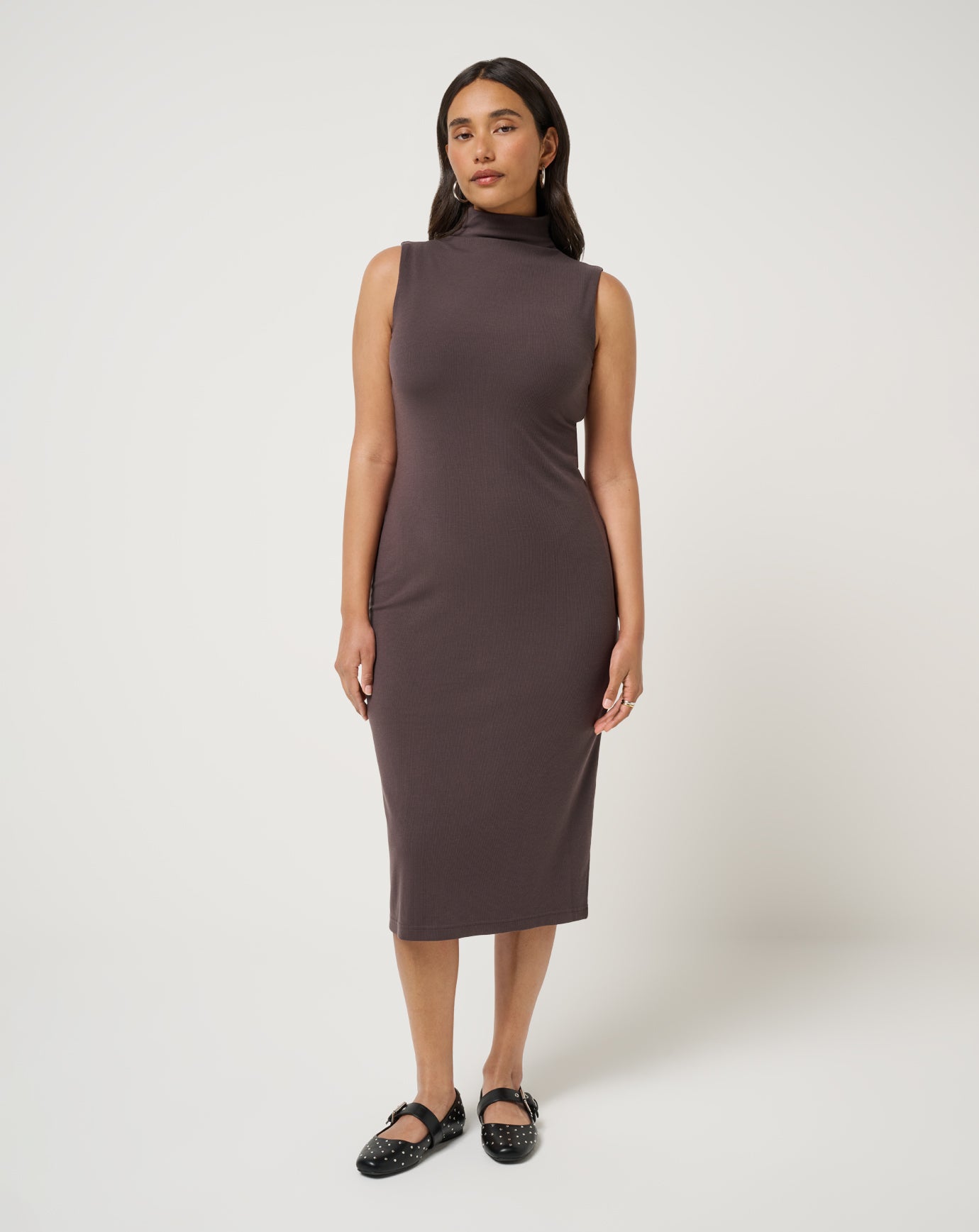 TravisMathew | Cloud Rib Mock Neck Dress
