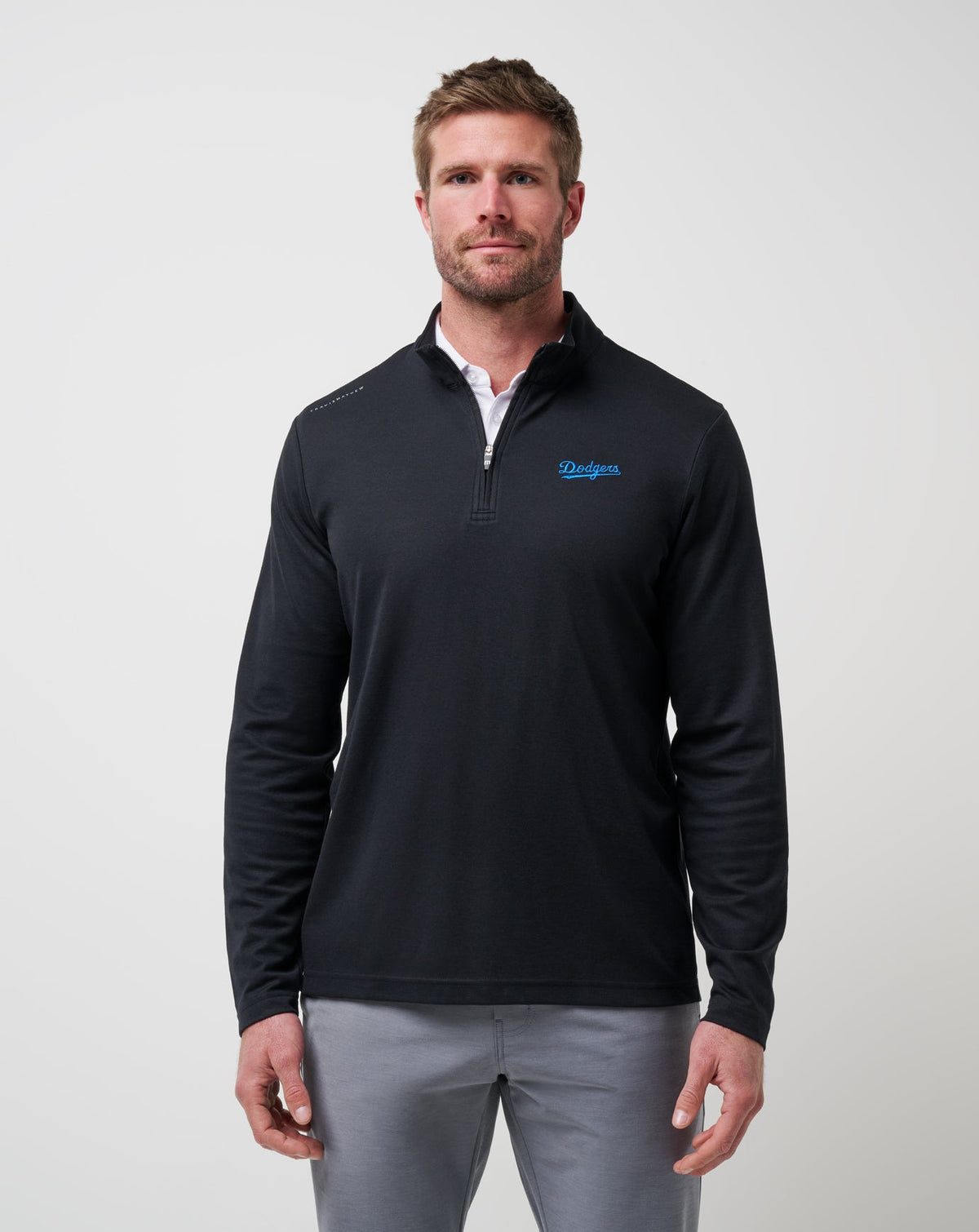 TravisMathew | Los Angeles Dodgers Time To Tailgate Quarter Zip