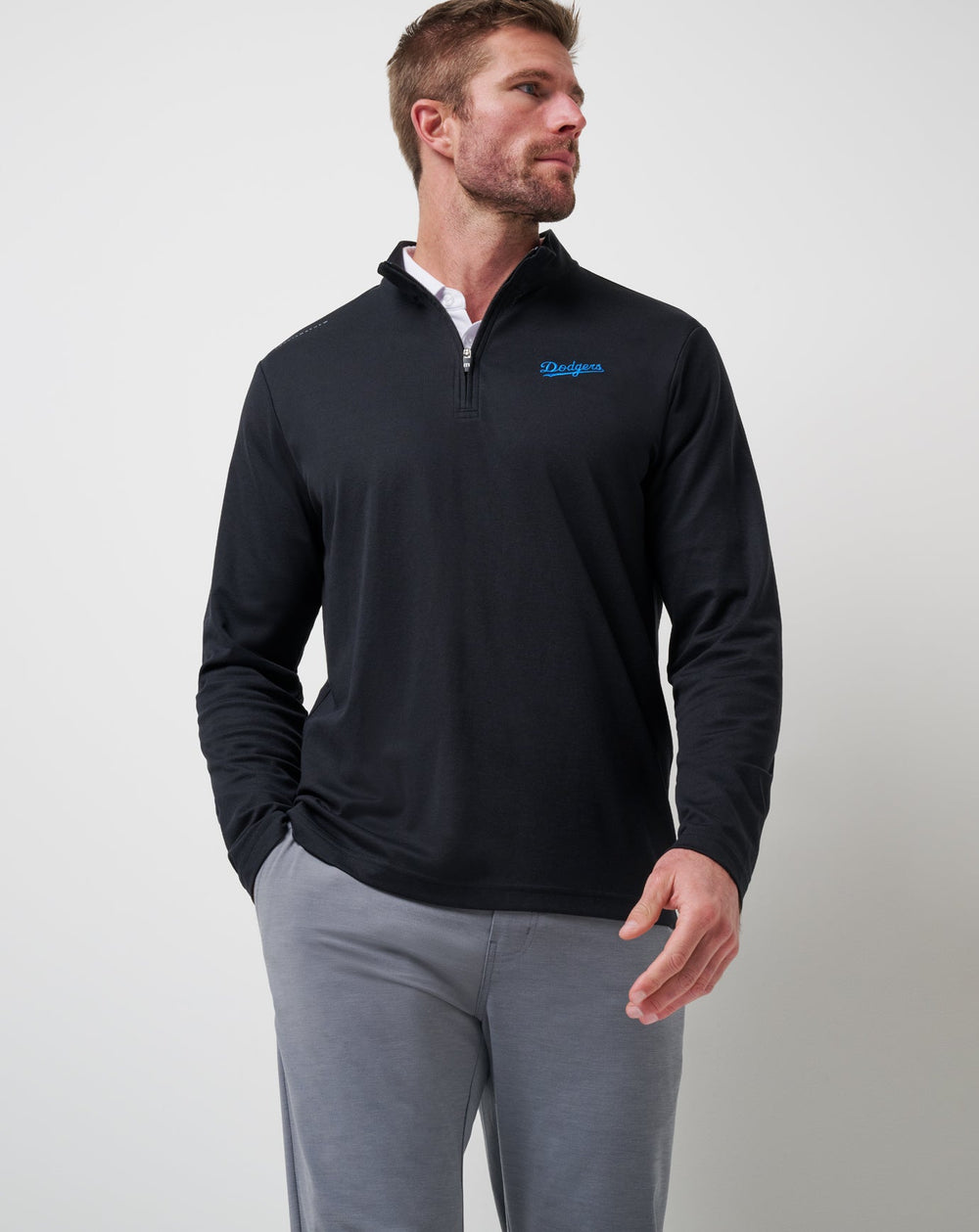 TravisMathew | Los Angeles Dodgers Time To Tailgate Quarter Zip