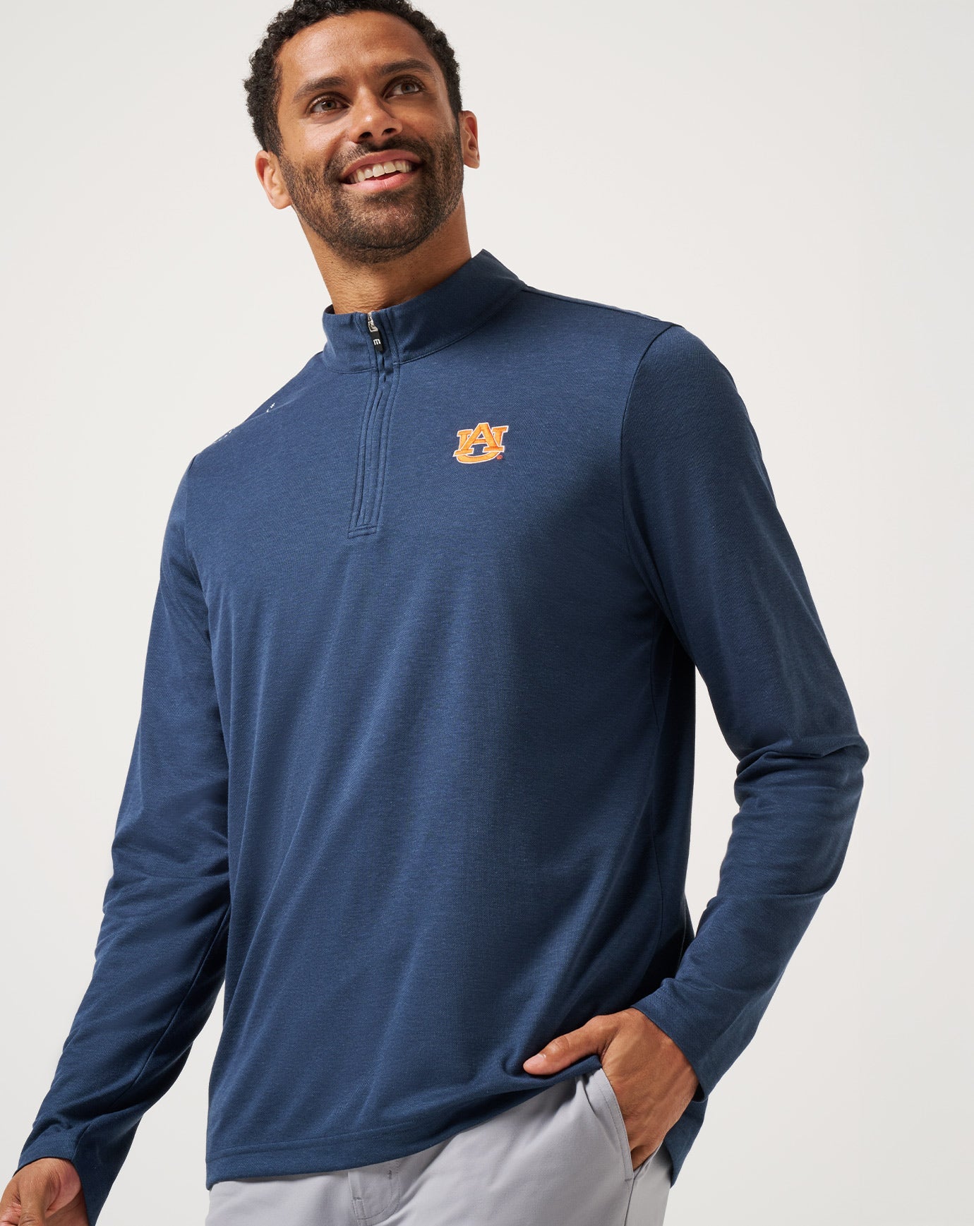 TravisMathew | Auburn Time To Tailgate Quarter Zip