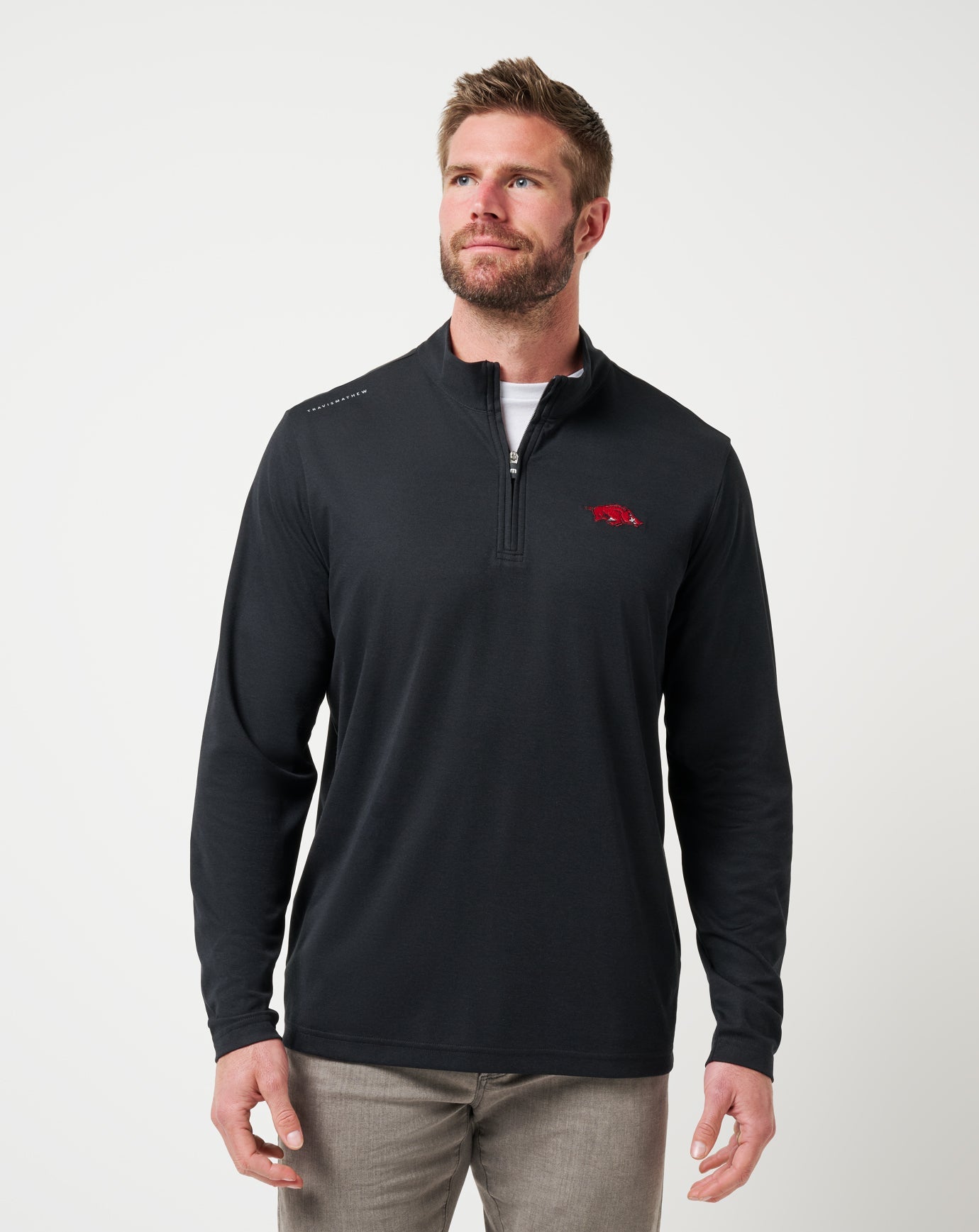 TravisMathew | Arkansas Time To Tailgate Quarter Zip