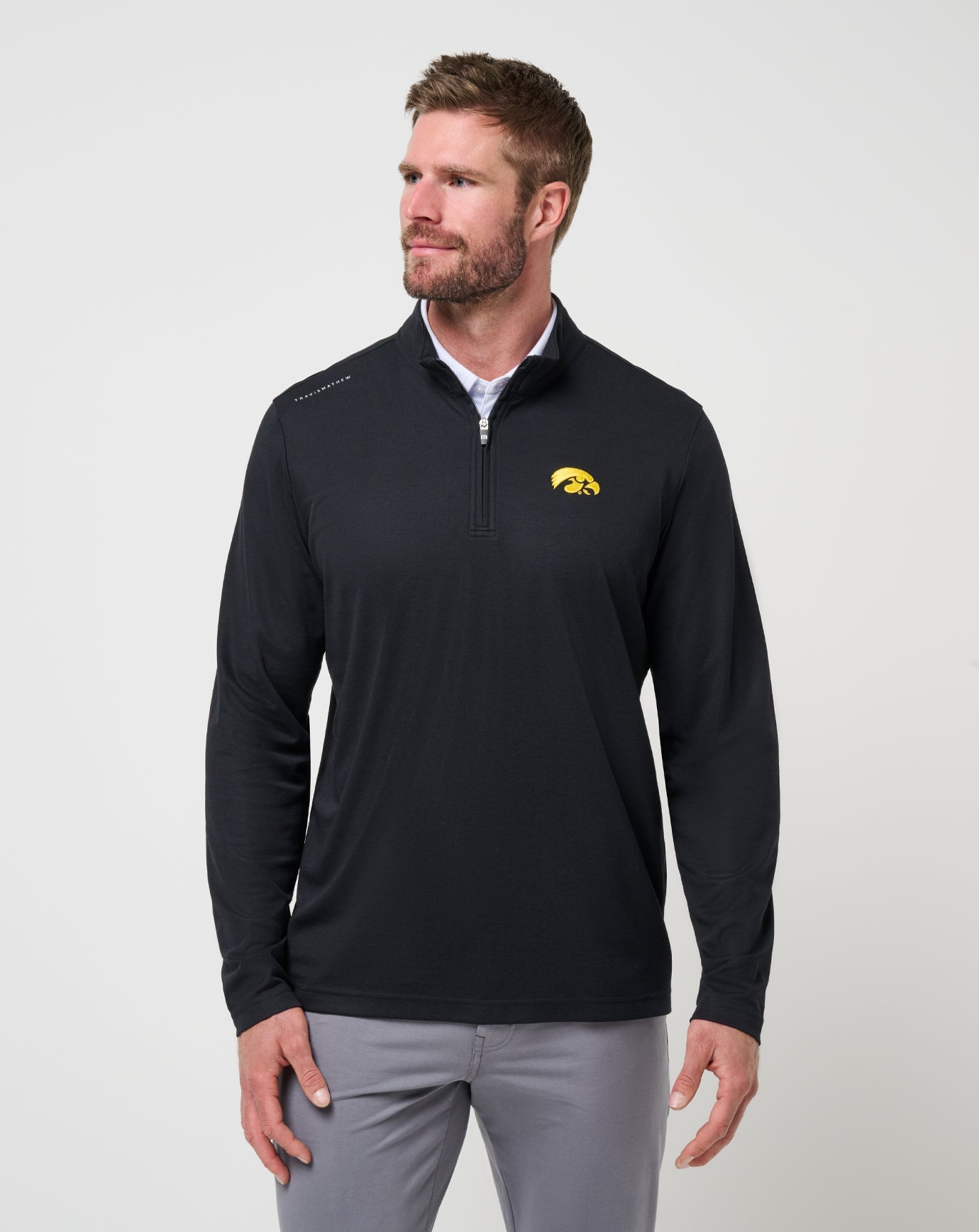 TravisMathew | Iowa Time To Tailgate Quarter Zip