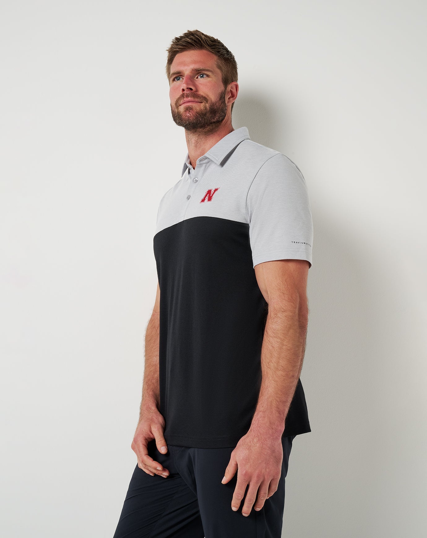 Travis Mathew Sale Nebraska Drop Back Polo Game Day|New