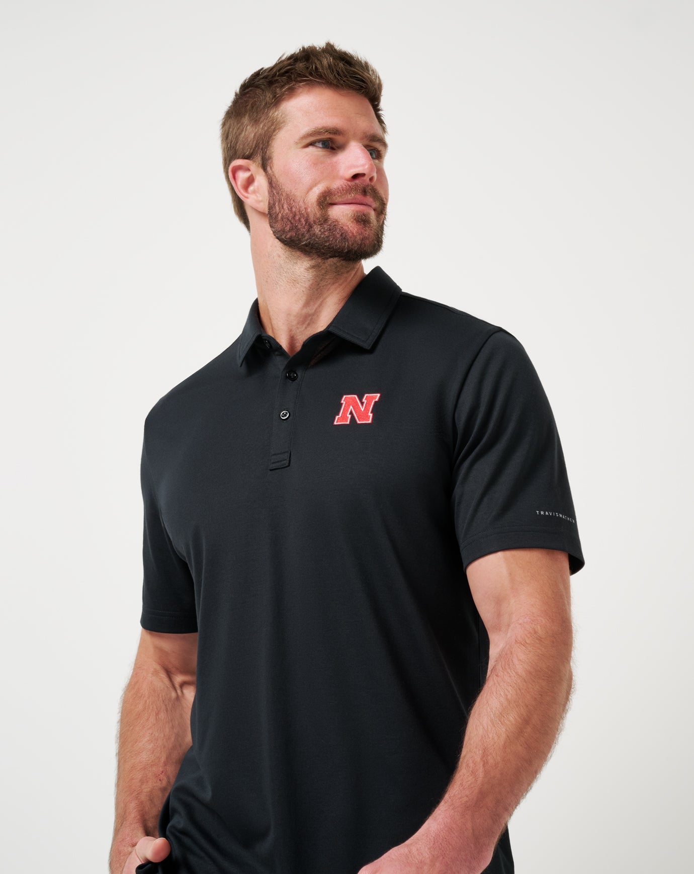 Travis Mathew Outlets Nebraska School Pride Polo Game Day|New
