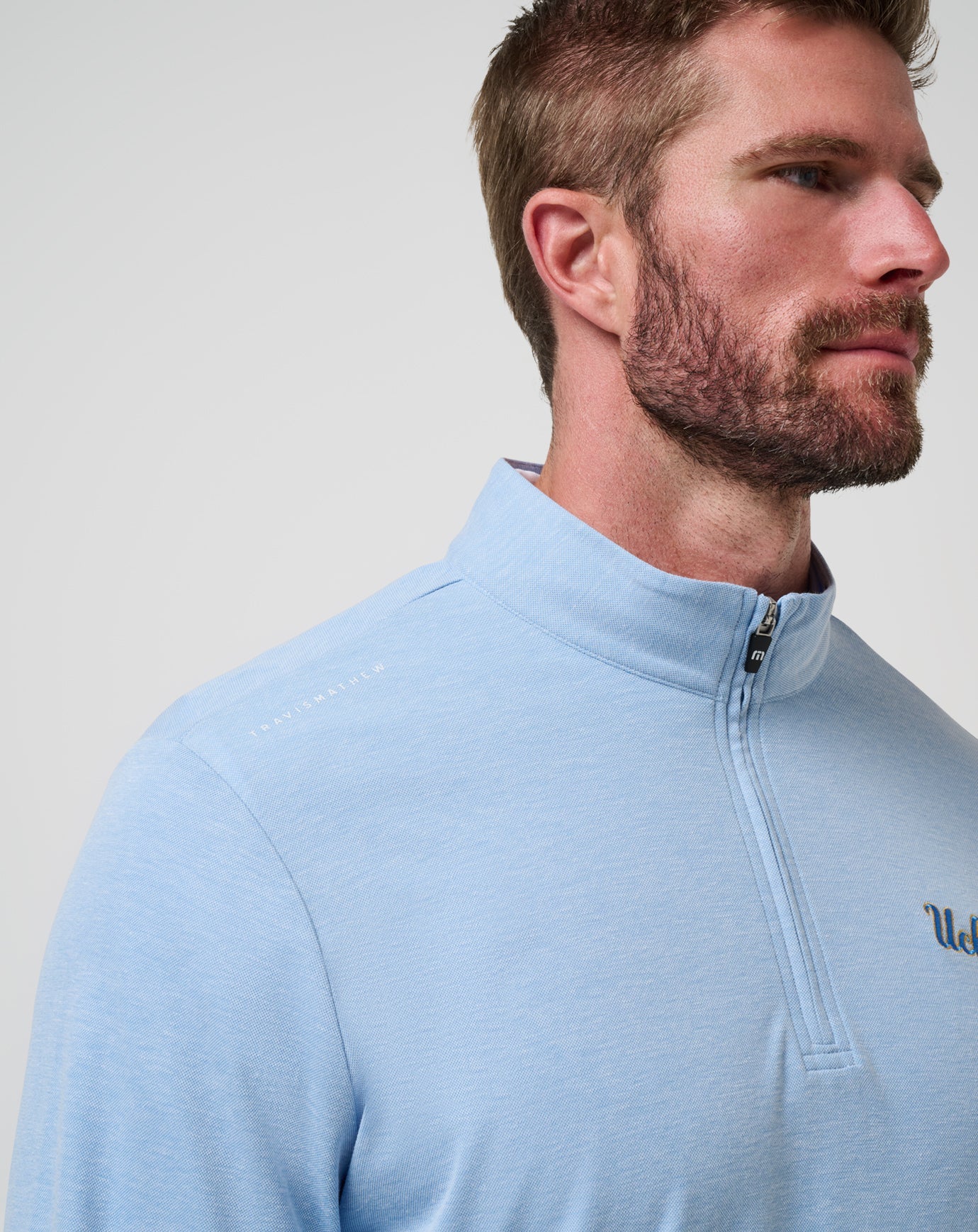 Travis Mathew Sale UCLA Time To Tailgate Quarter Zip Game Day|New