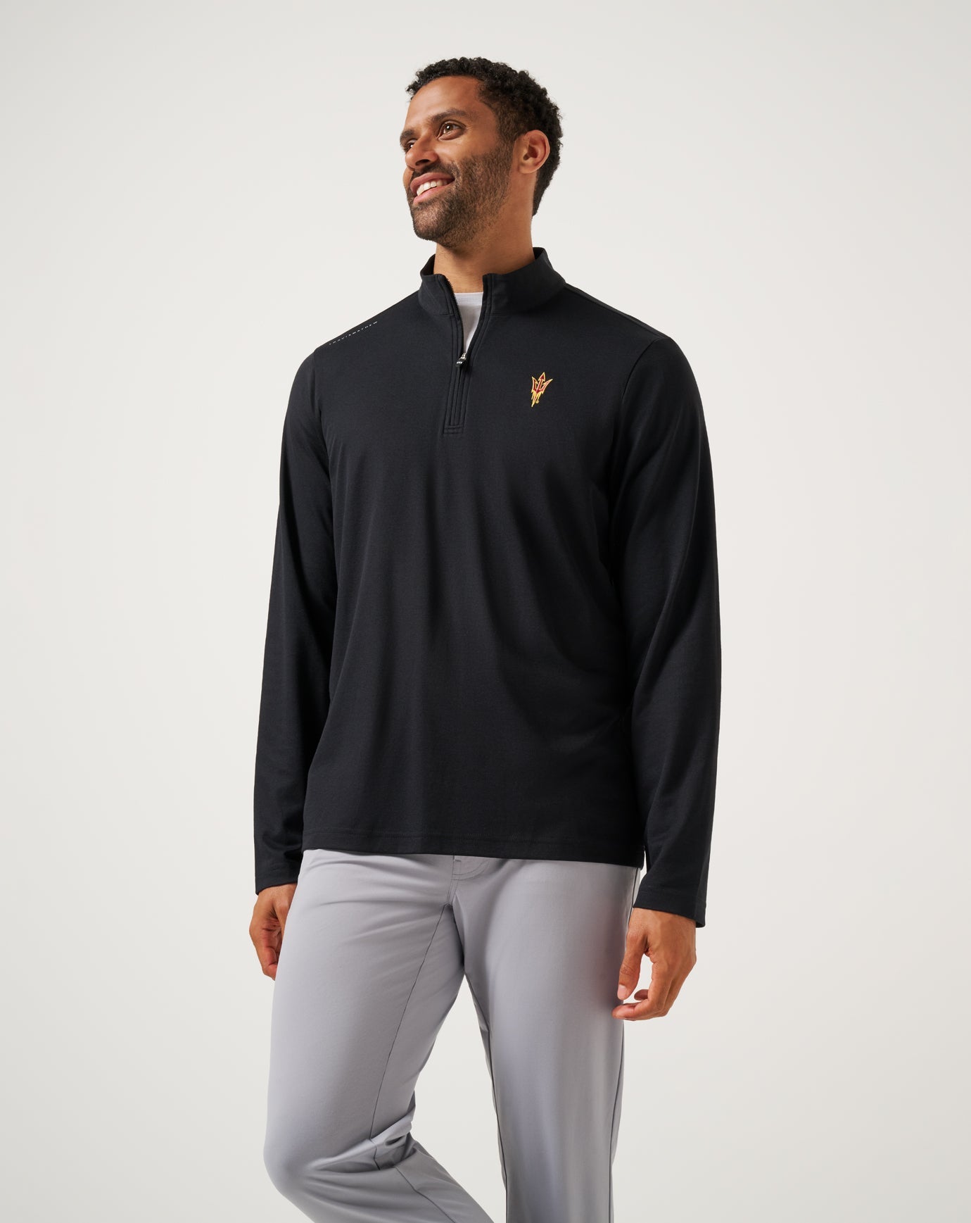 Travis Mathew For Sale ASU Time To Tailgate Quarter Zip Game Day|New