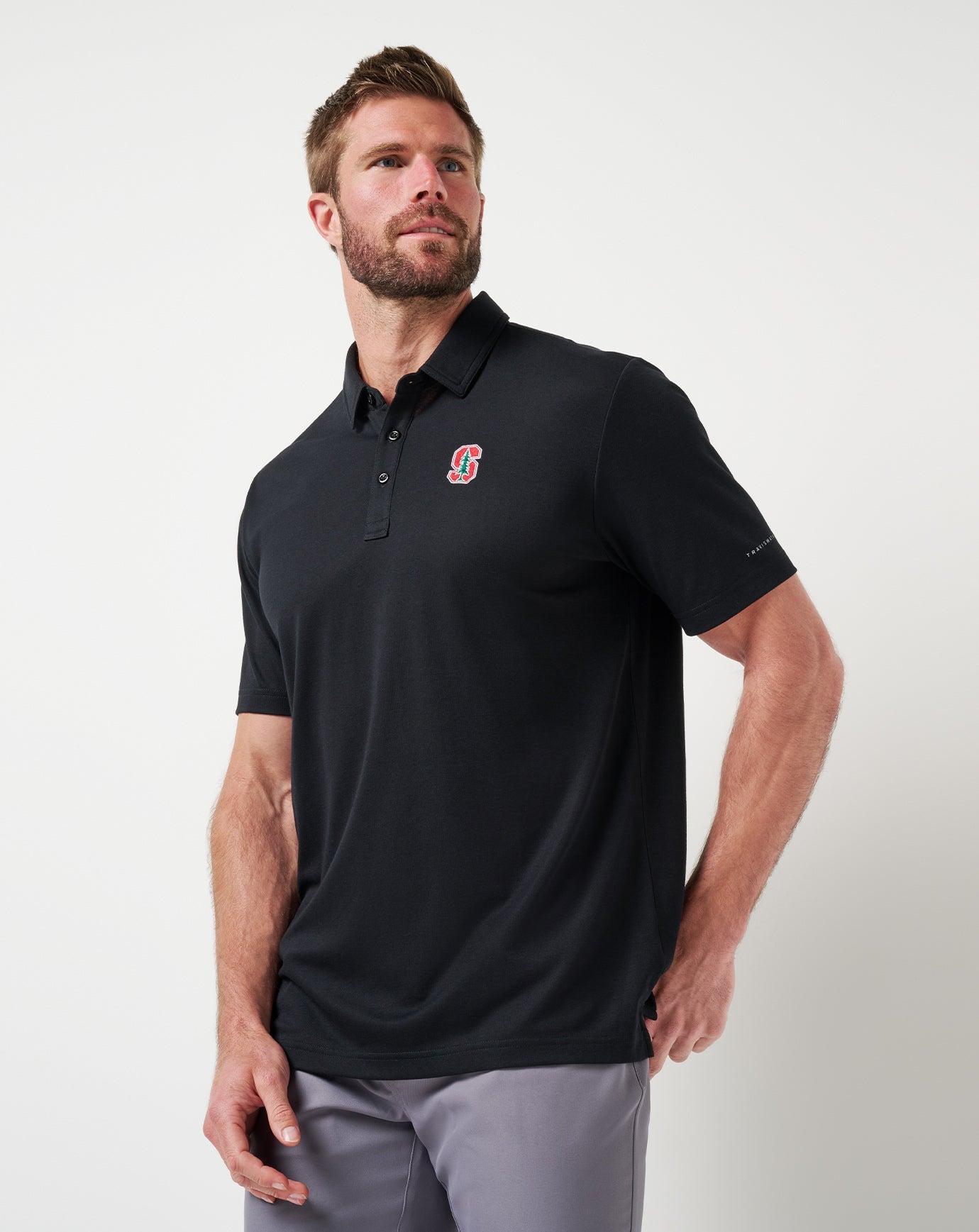 Travis Mathew US Stanford School Pride Polo Game Day|New